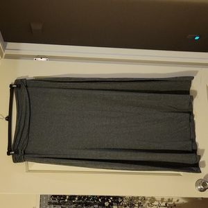 JCrew Gray Maxi Skirt